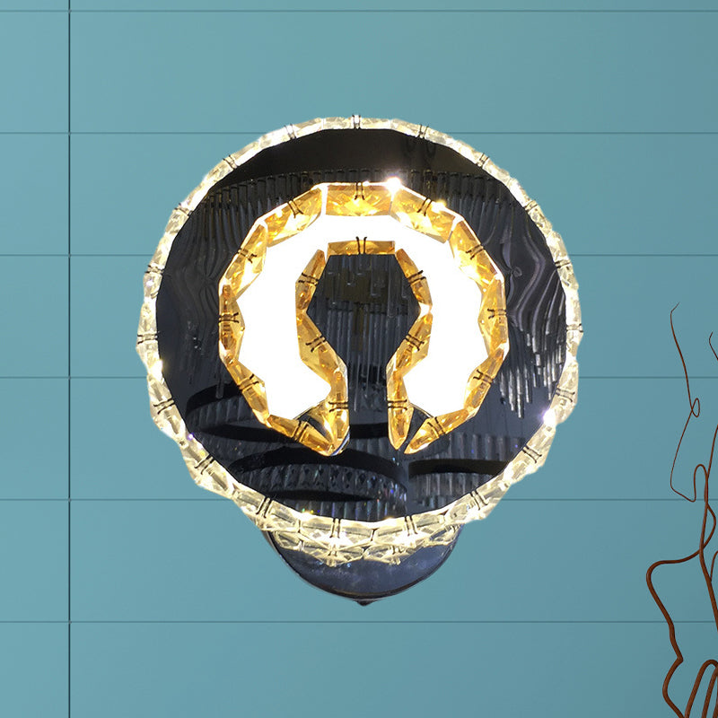 LED AUREOL MUR MURD lampe minimaliste Chrome Finish