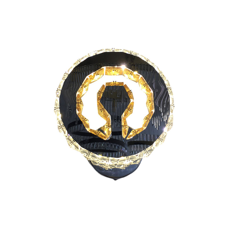 LED AUREOL MUR MURD lampe minimaliste Chrome Finish