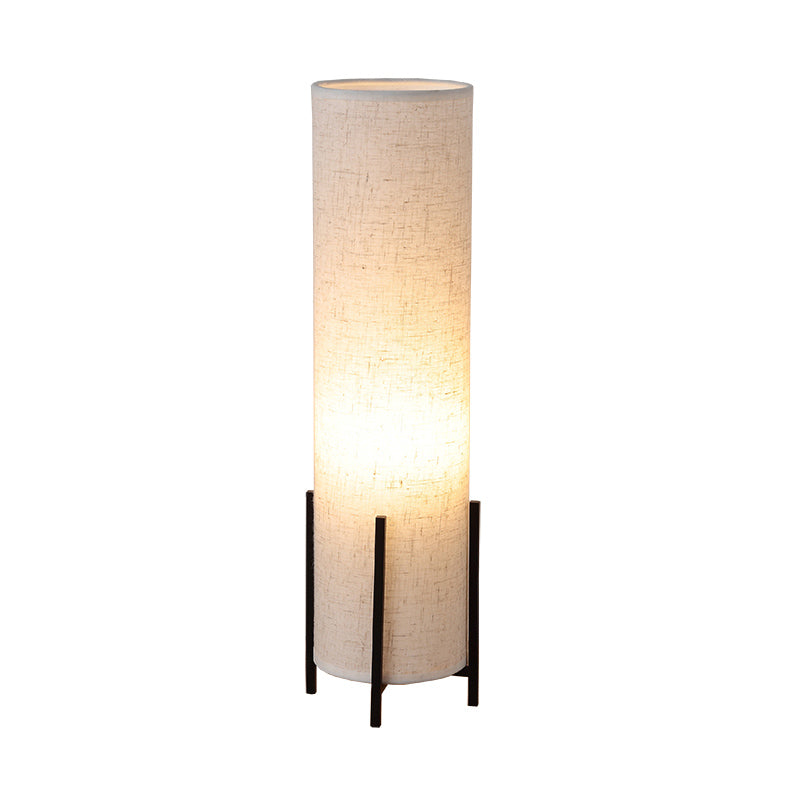 Tipulaire Fabille Tissu de nuit Light Minimalisme 1 Livre de lecture beige légère lampe