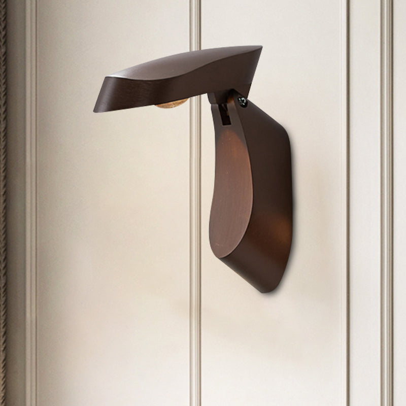 Roteerbare ovale oppervlakte wandwandwandeling Moderne metalen LED -bedwandlamp in wit/zwart/gouden afwerking