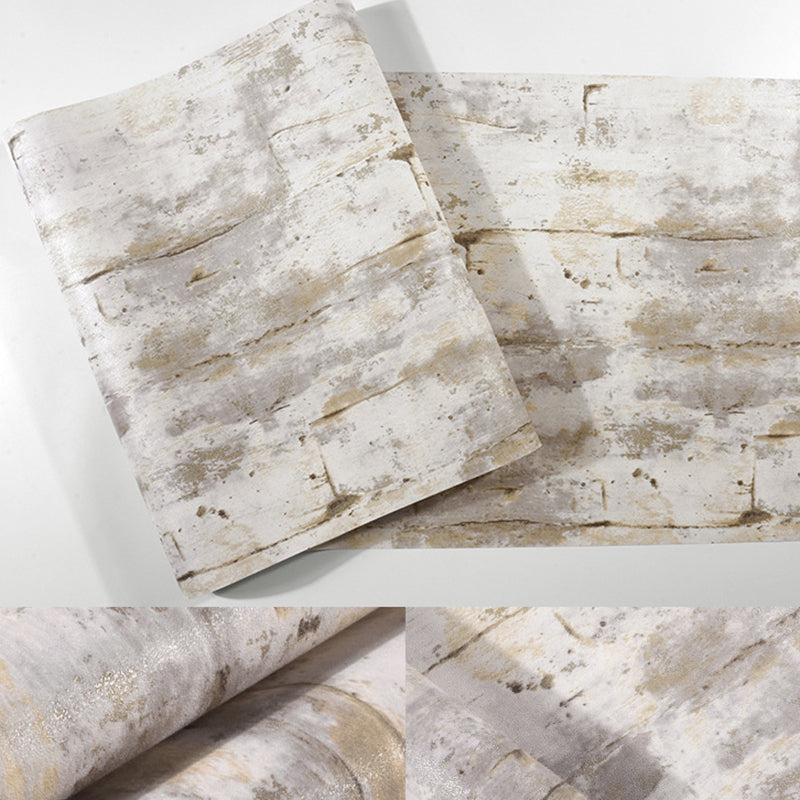 Industrial Reclaimed Wood Wallpaper 31 ft. x 20.5 in Non-Pasted Vinyl Wall Decor