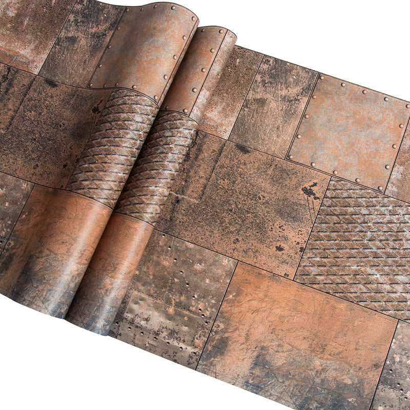 Plaster Metallic Industrial Wallpaper 20.5-inch x 33-foot Non-Pasted Wall Decor