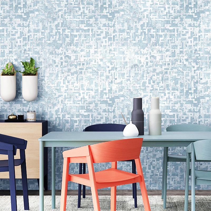 Nordic 3D Mottled Geometries Wallpaper for Decoration, 33'L x 21"W