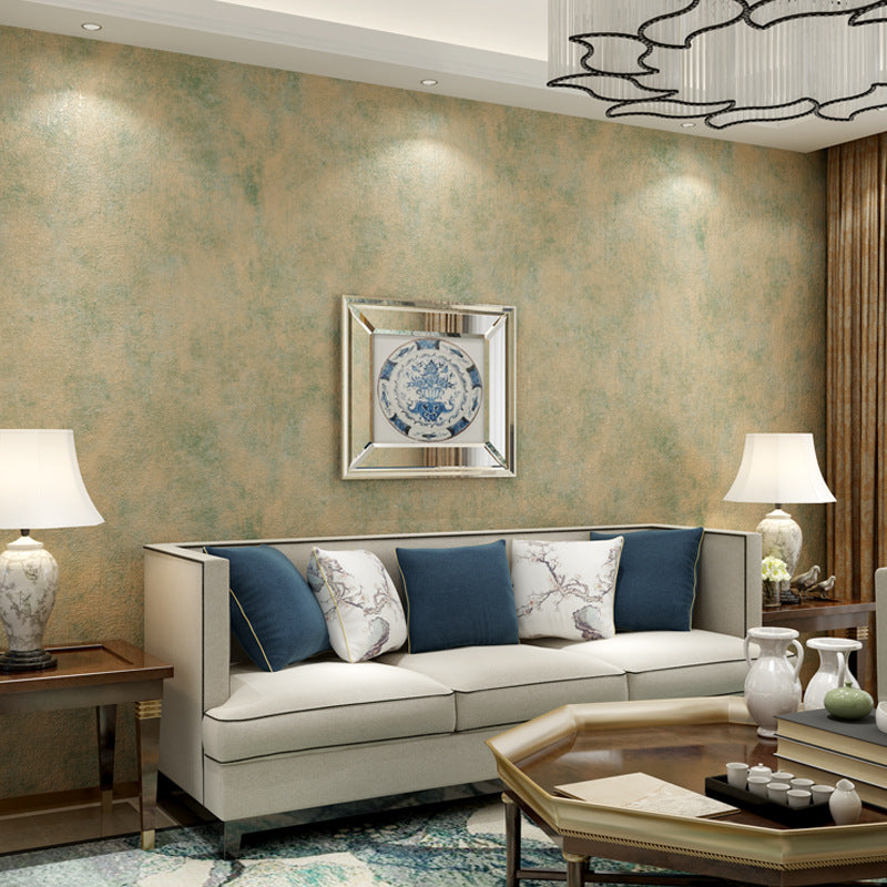 Plaster Wallpaper with Modern Mottled Cement Design, 21" x 33'