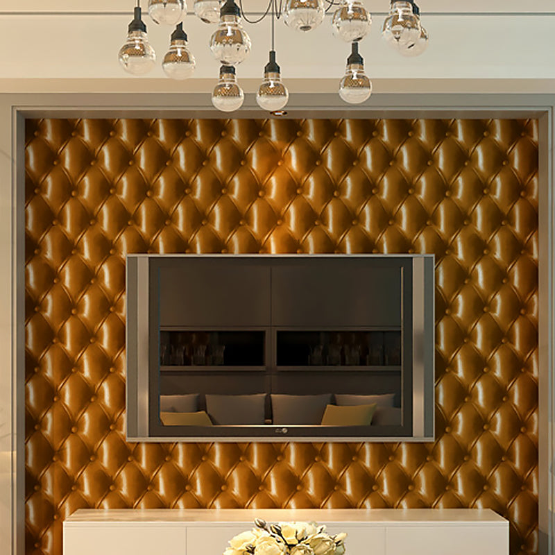 3D Print Leather Wallpaper European Harlequin 31 ft. x 20.5 in Non-Pasted Washable Wall Covering