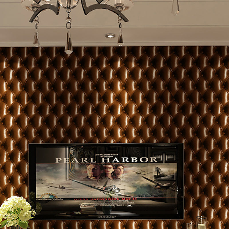 3D Print Leather Wallpaper European Harlequin 31 ft. x 20.5 in Non-Pasted Washable Wall Covering