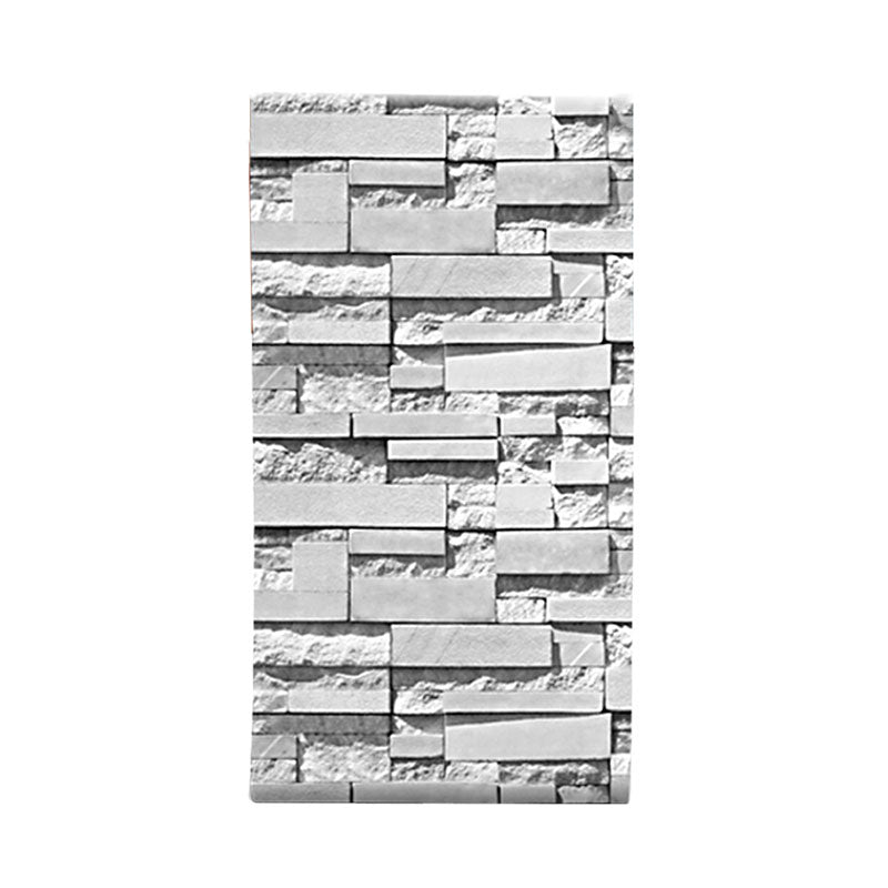 Industrielle Vintage-Ziegelstein-Tapete, 3D, konkav-konvex, nicht beklebt, 31' L x 20,5" B