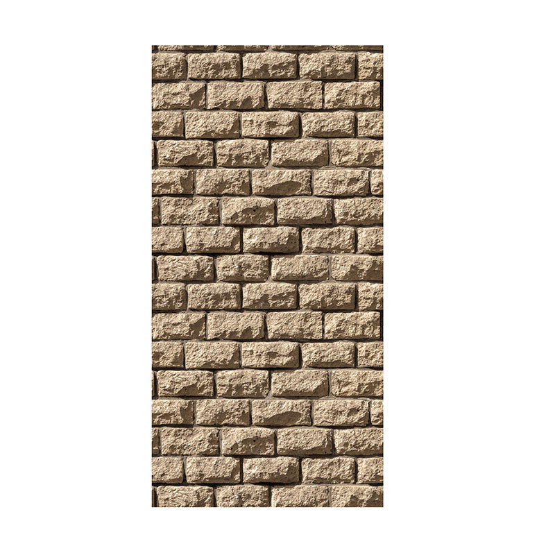 Natural Color Stone Pattern Wallpaper 33' x 20.5" Vinyl Water-Resistant Wall Covering