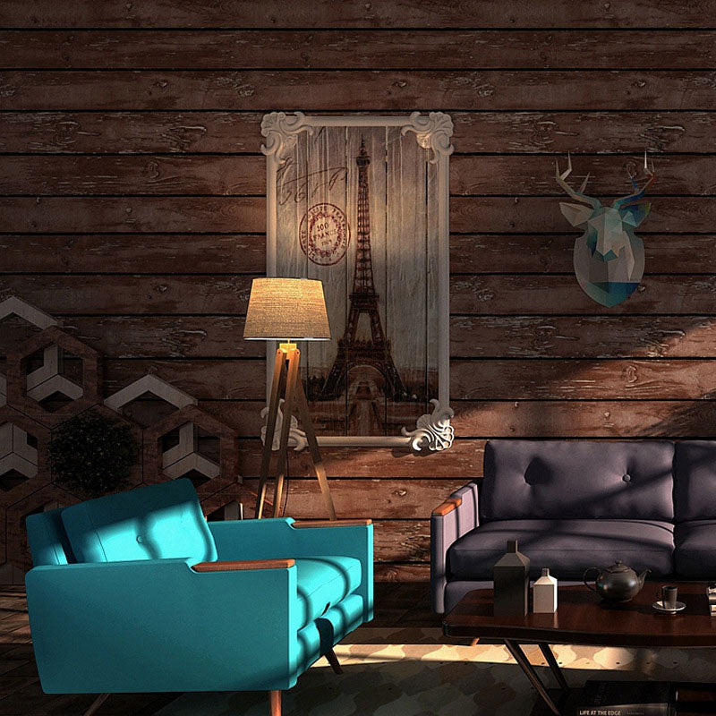 Scandinavian Vertical Stripe Wallpaper PVC 57.1 sq ft. Minimalist Non-Pasted Wall Decor