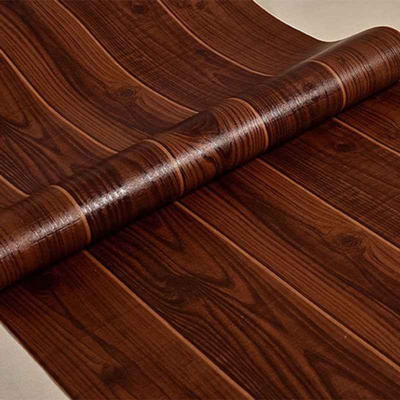 Plaster Retro Wood Surface Wallpaper 20.5 in x 31 ft Simple Non-Pasted Wall Decor