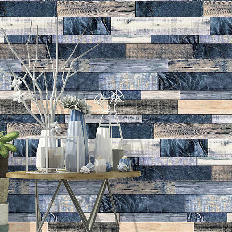 Classic Wood Pattern Wallpaper, Non-Pasted Fresh Wall Covering 57.1 sq ft.