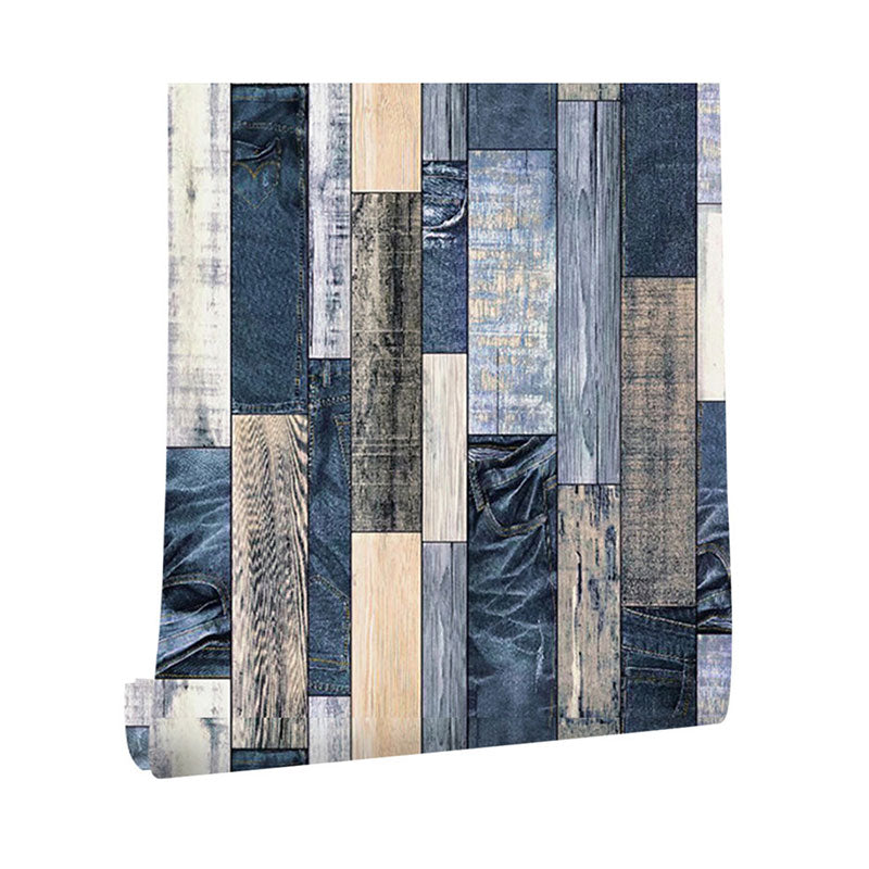 Classic Wood Pattern Wallpaper, Non-Pasted Fresh Wall Covering 57.1 sq ft.