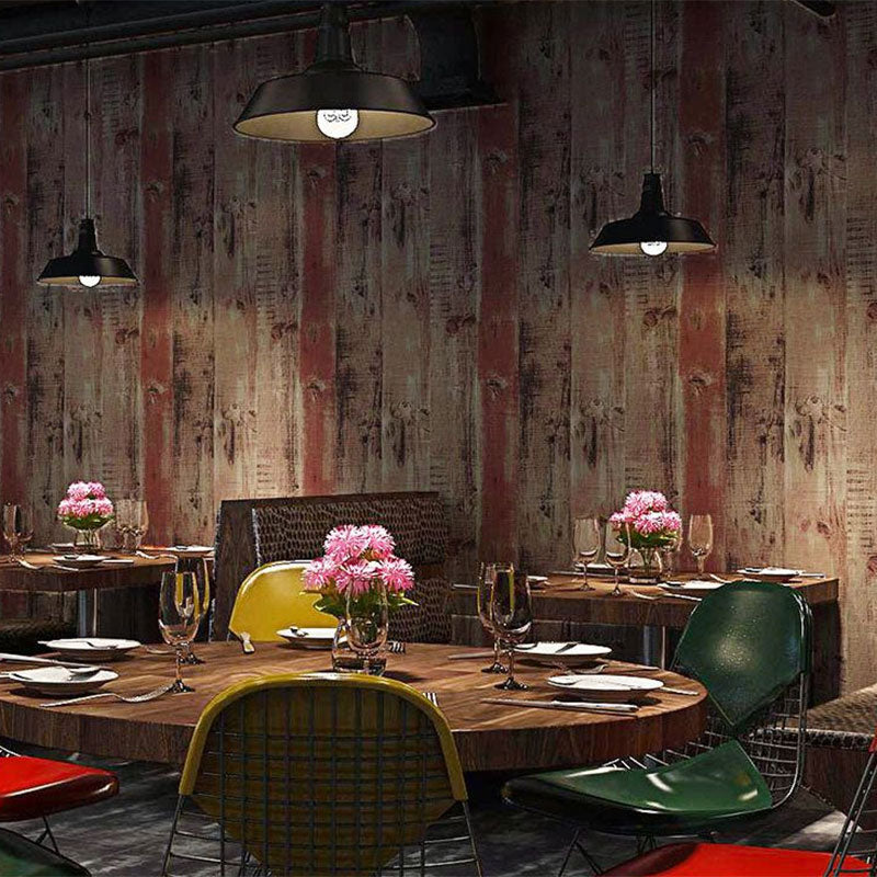 Countryside Distressed Wood Wallpaper 20.5" by 33', Non-Pasted Wall Covering