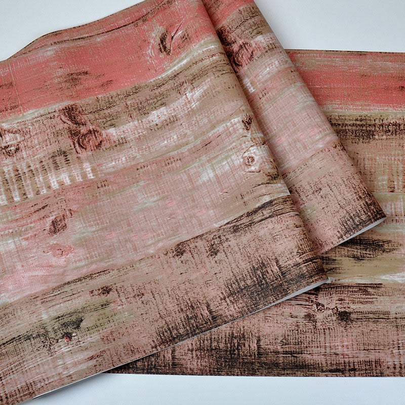 Countryside Distressed Wood Wallpaper 20.5" by 33', Non-Pasted Wall Covering
