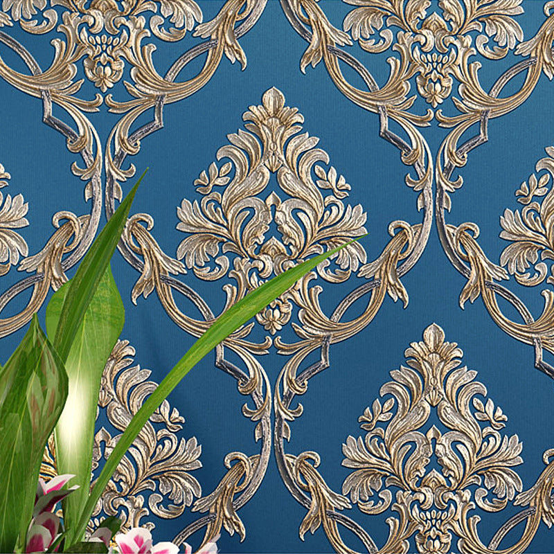 Nordic Nostalgic Damask Wallpaper Non-Woven 31' x 20.5" Non-Pasted