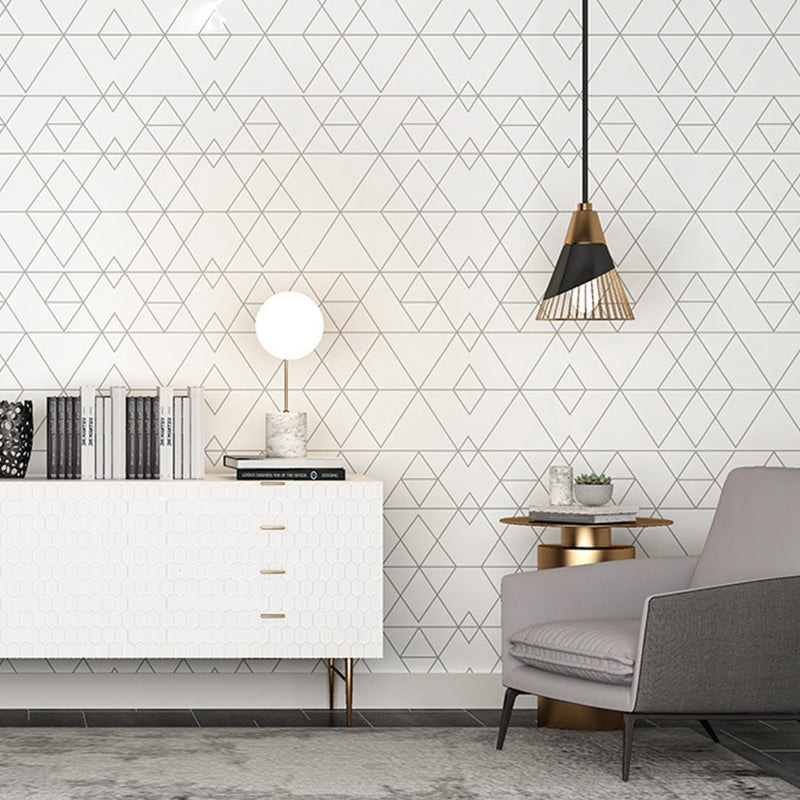 Modern and Light Wall Decor Geometries and Harlequin Non-Pasted Wallpaper, 20.5"W x 33'L