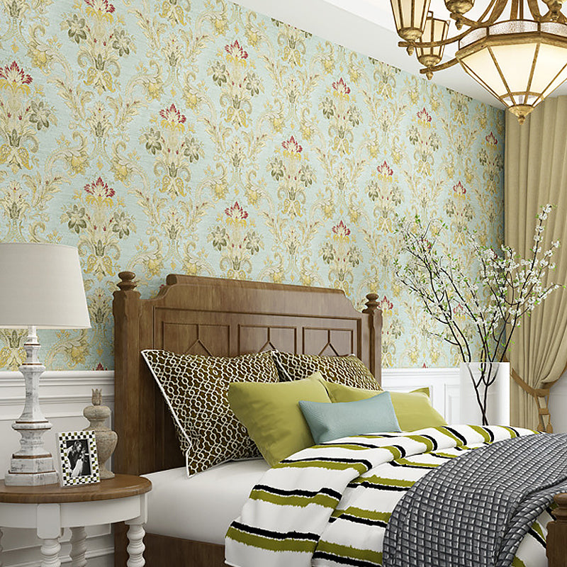 Multi-Colored Damask Pattern Wallpaper Non-Pasted 33-foot x 20.5-inch