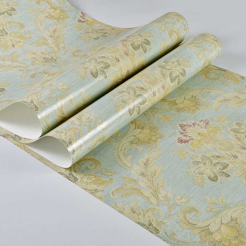 Multi-Colored Damask Pattern Wallpaper Non-Pasted 33-foot x 20.5-inch