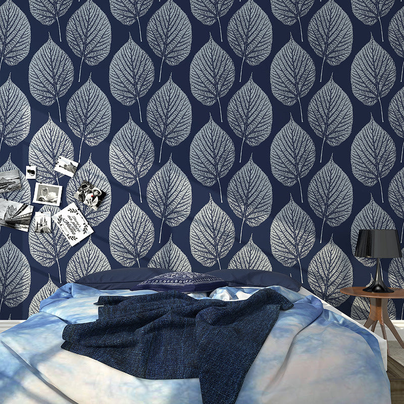 Nordic Leaves Wallpaper for Bedroom 31'L x 20.5"W, Non-Pasted