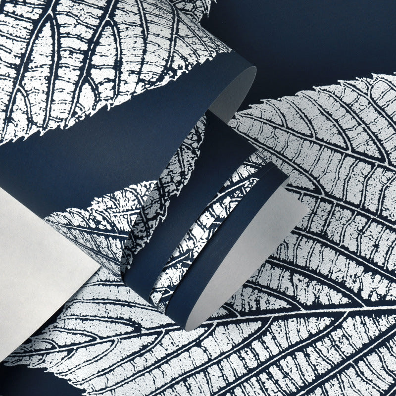 Nordic Leaves Wallpaper for Bedroom 31'L x 20.5"W, Non-Pasted