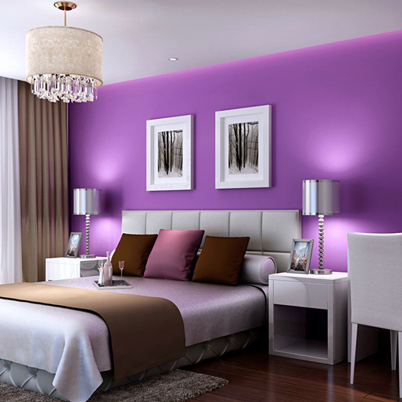 Scandinavian Bright Color Wallpaper Non-Pasted Wall Covering 33'L x 20.5"W