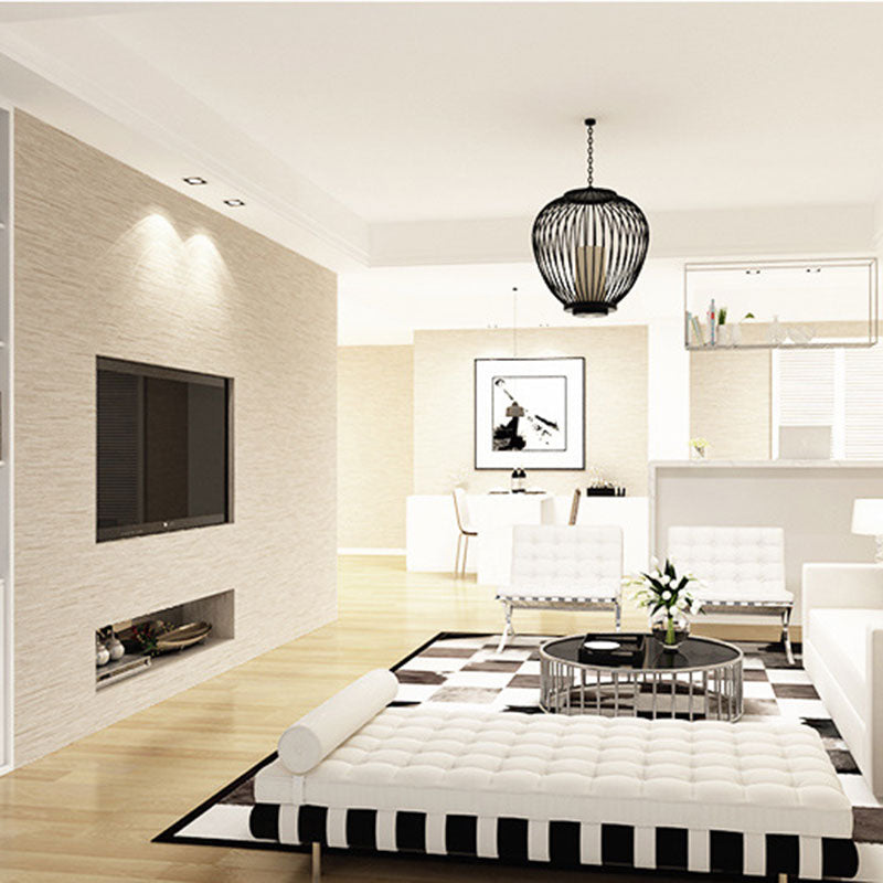 Japanese Linen Non-Pasted Wallpaper, 31-foot x 20.5-inch, Light Color