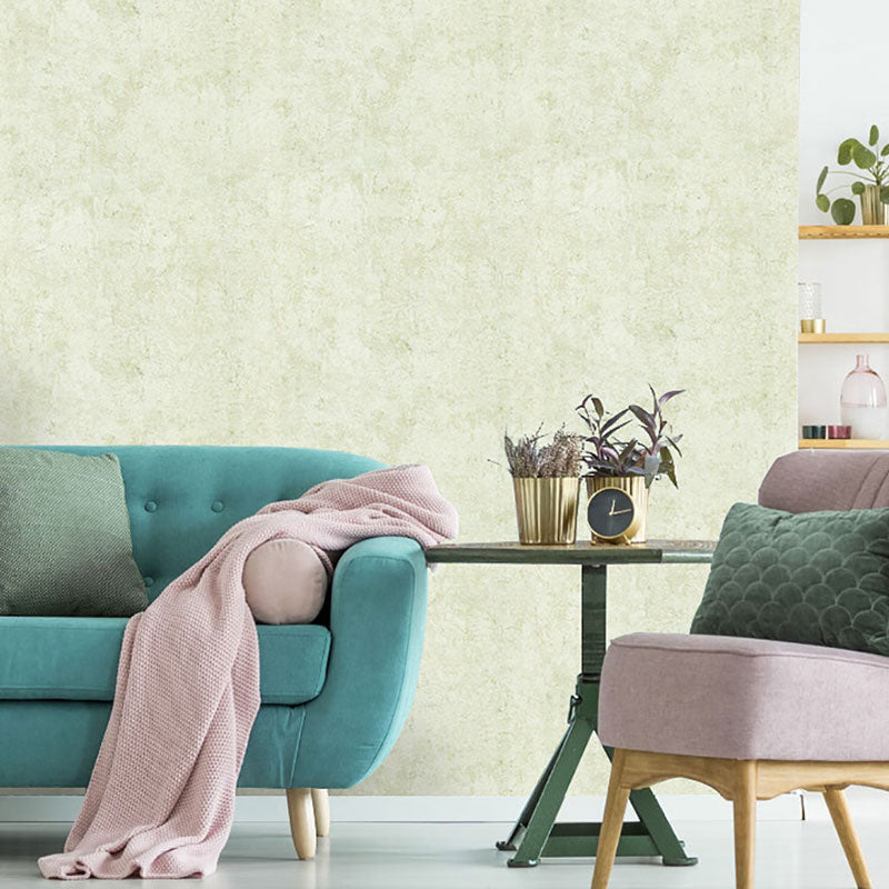 Pastel Color Non-Woven Wallpaper Moisture Resistant Non-Pasted