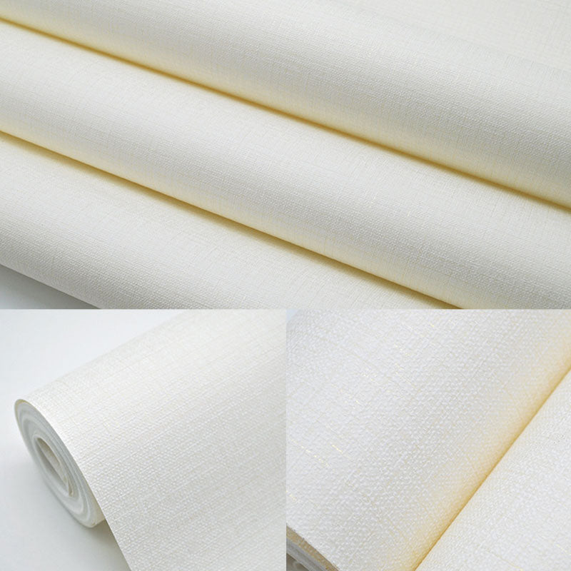 Modern and Simple Wall Decor Linen and Embossed Granule Non-Pasted Wallpaper, 31'L x 20.5"W