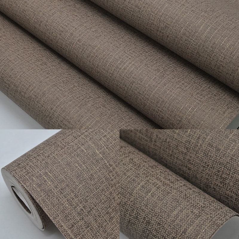 Non-Pasted Wallpaper with Purely Light Color Linen and Embossed Granule, 31'L x 20.5"W