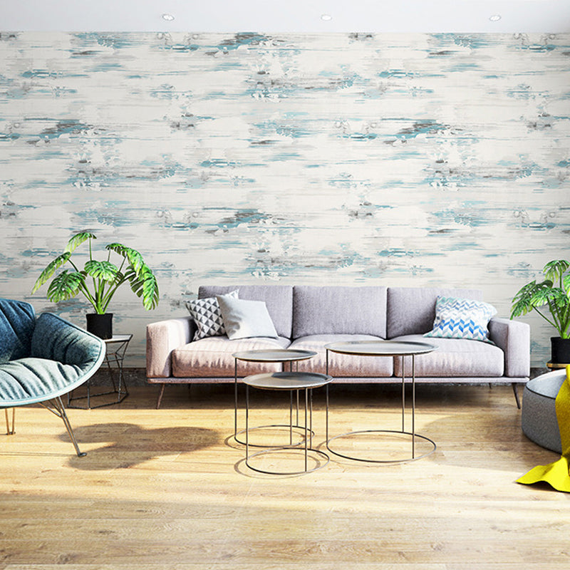 Pastel Color Watercolor Non-Pasted Wallpaper for Dining Room, 33'L x 20.5"W