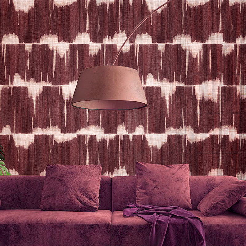 Light Color Wash Painting Wallpaper Water-Resistant Non-Pasted Wall Decor 57.1 sq ft.