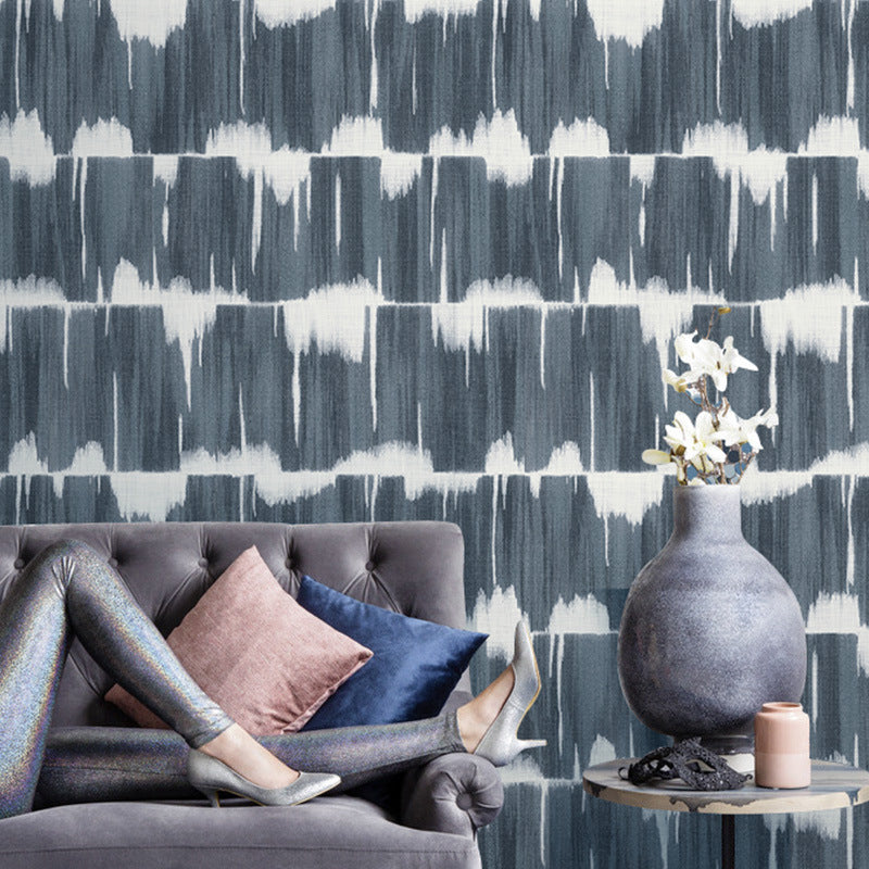 Light Color Wash Painting Wallpaper Water-Resistant Non-Pasted Wall Decor 57.1 sq ft.