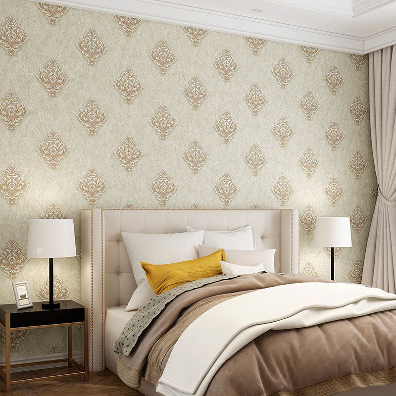 Non-Woven Wall Decor 33 ft. x 20.5 in European Classic Non-Pasted Dense Flower Design Wallpaper