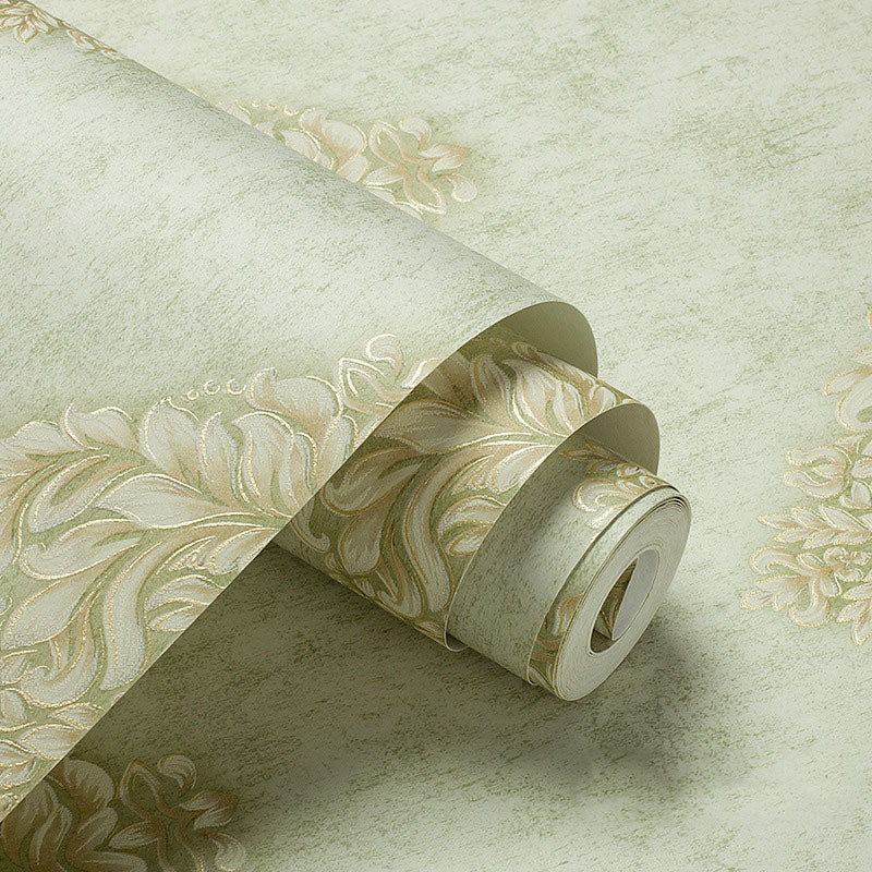 Non-Woven Wall Decor 33 ft. x 20.5 in European Classic Non-Pasted Dense Flower Design Wallpaper