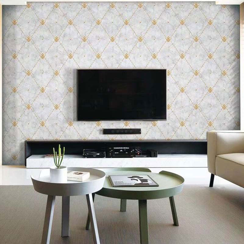 Lichtgekleurd Harlequin-behang, 60 cm x 9 m, niet-geplakt, vlekbestendig wanddecoratie