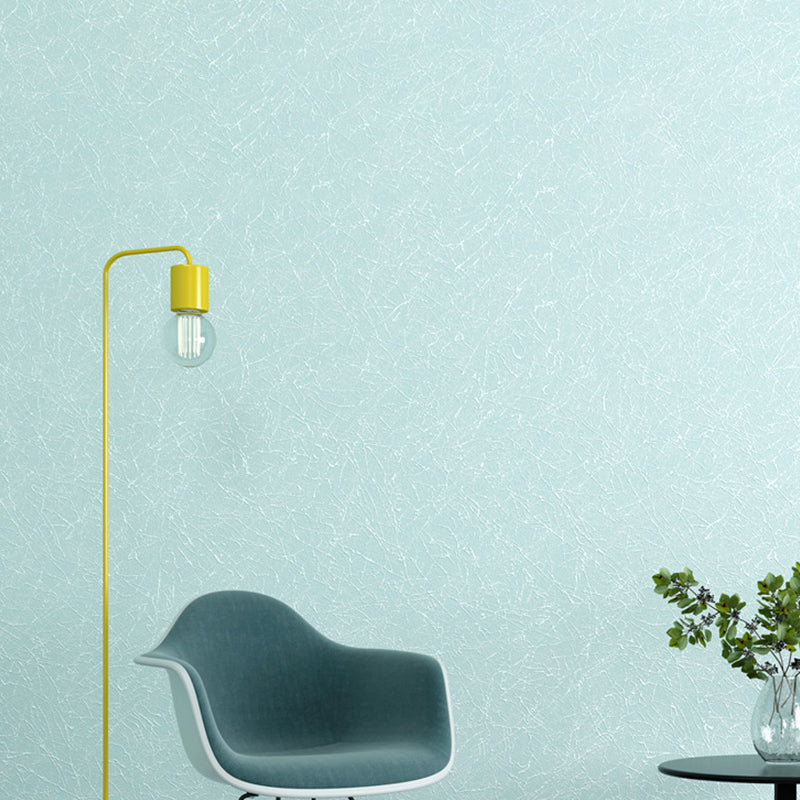 Minimalistische Leinen-PVC-Tapete, nicht beklebte Wanddekoration in Unifarbe, 31' L x 20,5" B