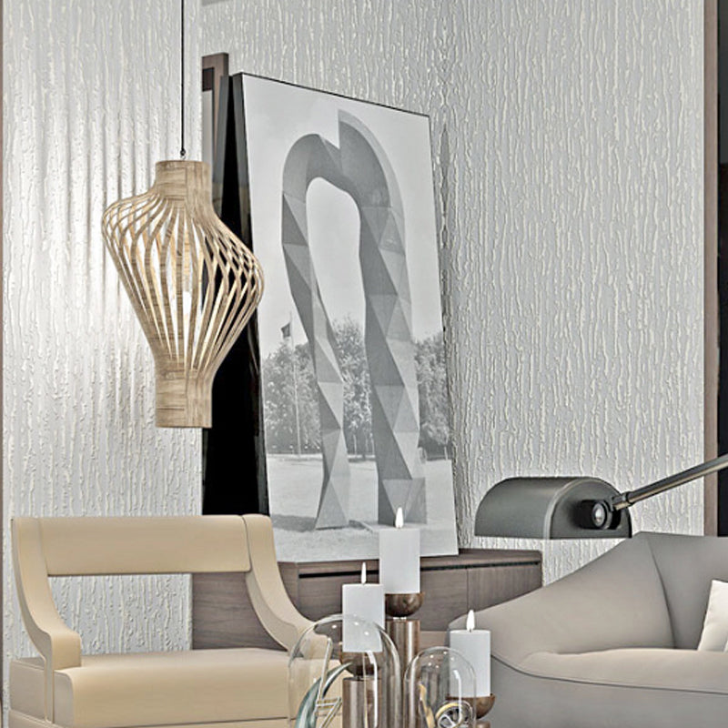 Morandi Kleur Vliesbehang Decoratief Getextureerd Streep Wanddecoratie, 31 ft. x 20,5 in