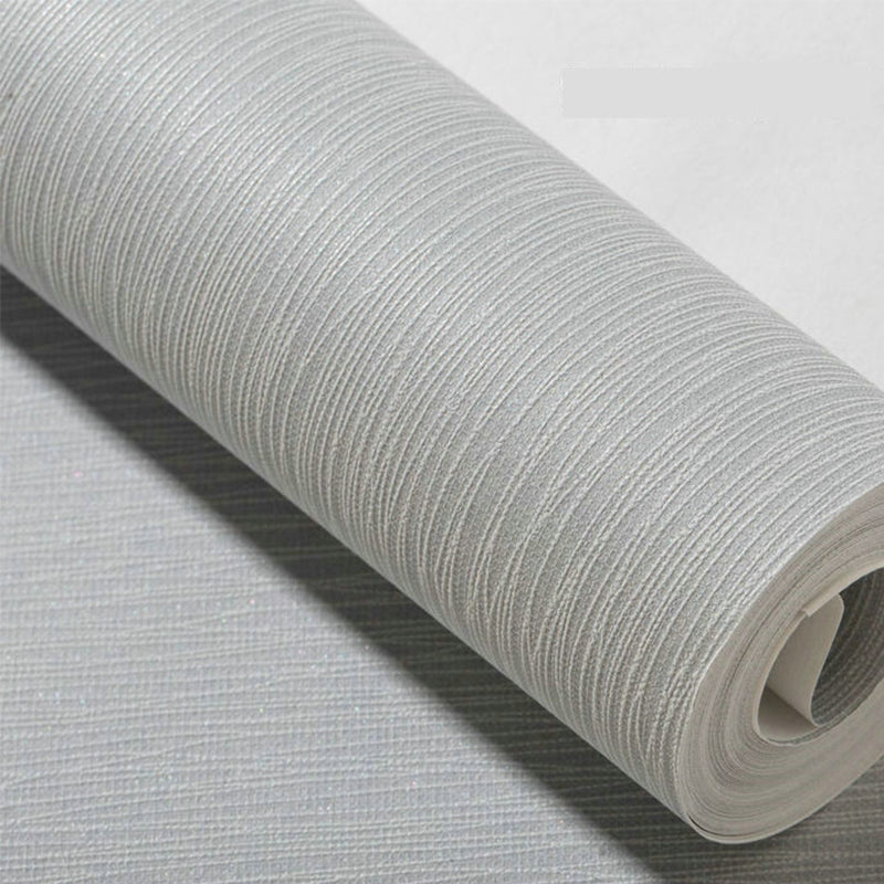 20.5"W x 31'L Wall Decor Minimalist Narrow Stripe Non-Pasted Wallpaper in Natural Color