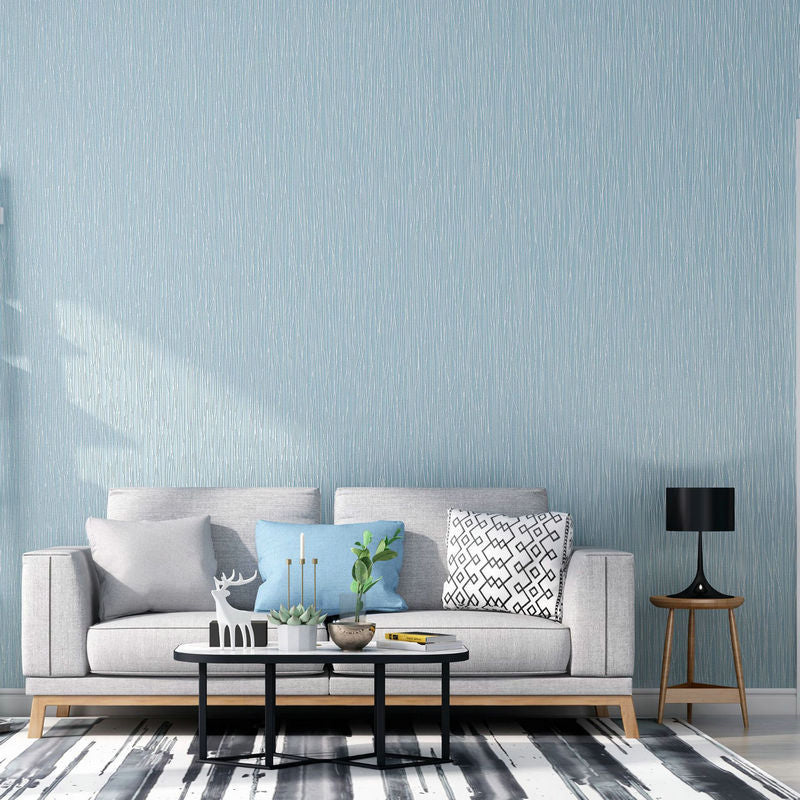 20,5"W x 31'L Wanddecoratie Minimalistisch smal gestreept niet-geplakt behang in natuurlijke kleuren