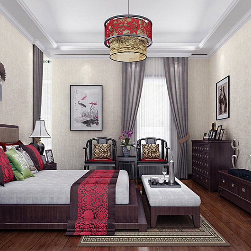 Contemporary Wall Decor Grasswoven Stripe Non-Pasted Wallpaper Roll, 31' x 20.5"