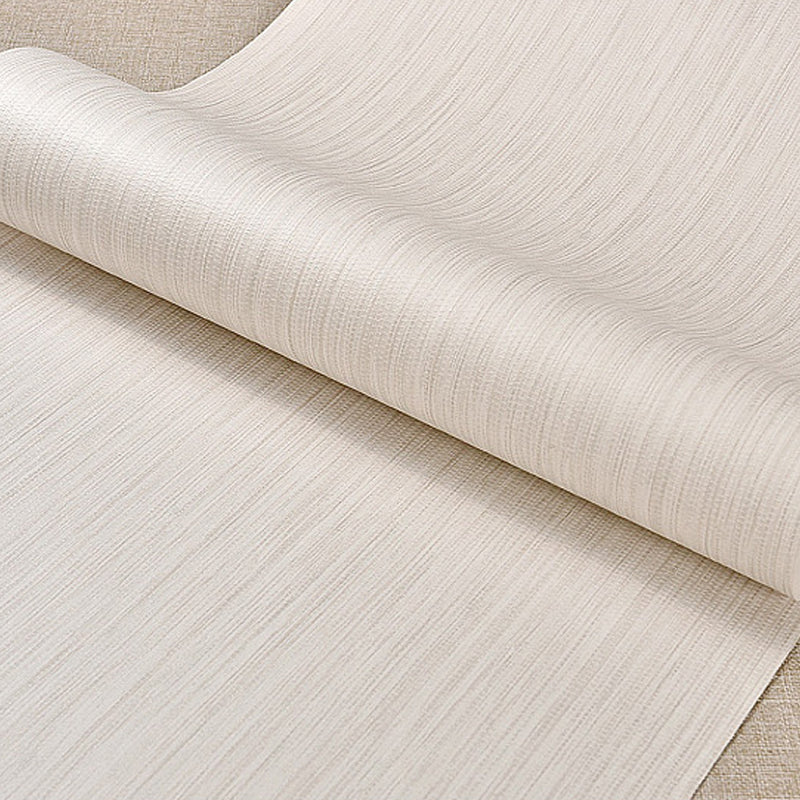 Contemporary Wall Decor Grasswoven Stripe Non-Pasted Wallpaper Roll, 31' x 20.5"