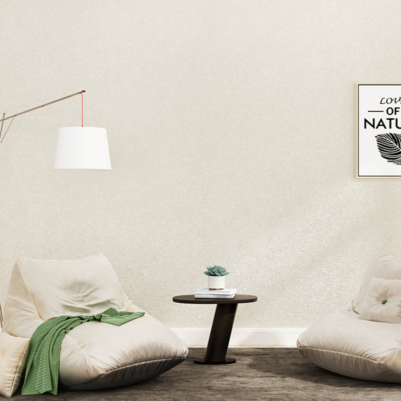 Natural Color Textured Surface Wallpaper Waterproof Non-Pasted Wall Decor, 20.5"W x 31'L