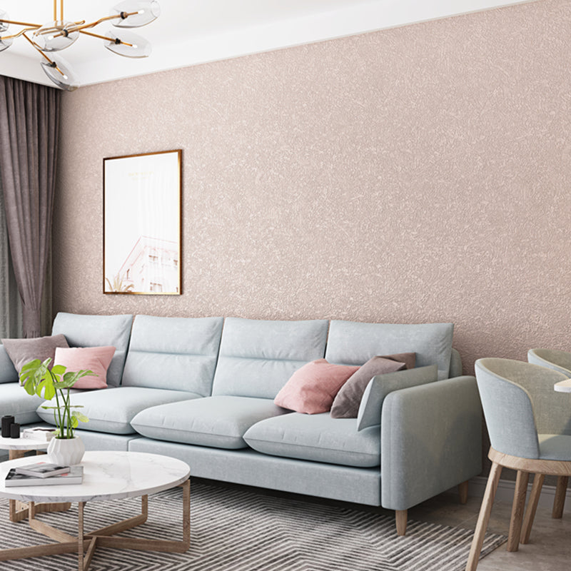 Natural Color Textured Surface Wallpaper Waterproof Non-Pasted Wall Decor, 20.5"W x 31'L