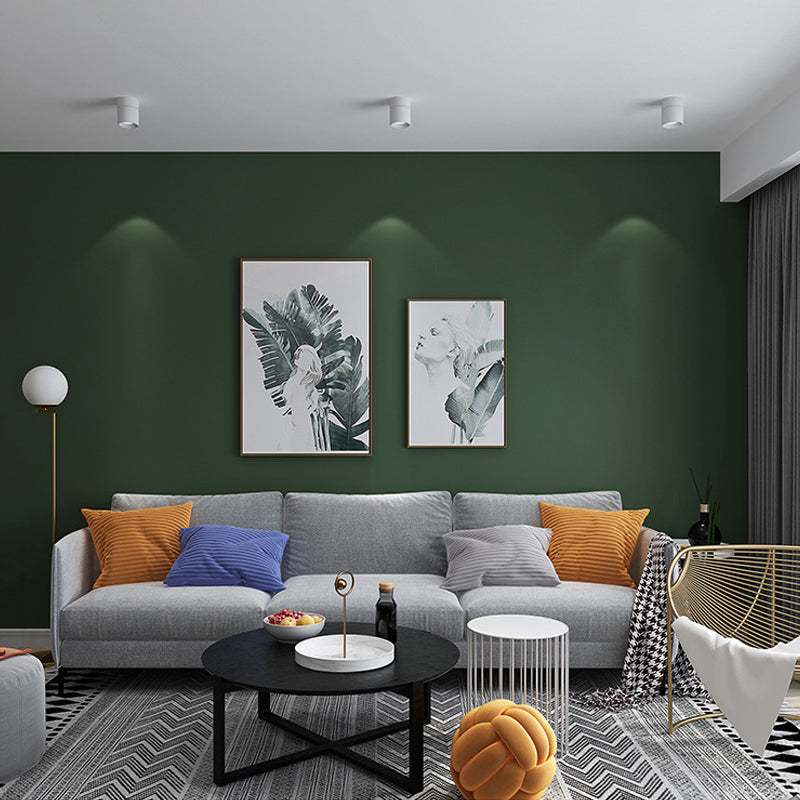 Non-Woven Wall Covering 31'L x 20.5"W Modern Non-Pasted Plain Color Wallpaper Roll