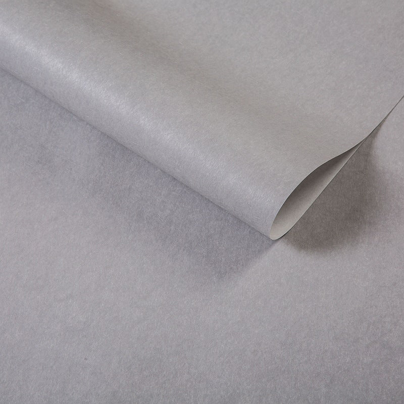 Non-Pasted Wall Covering 31 ft. x 20.5 in Nordic Simple Plain Design Wallpaper for Living Room