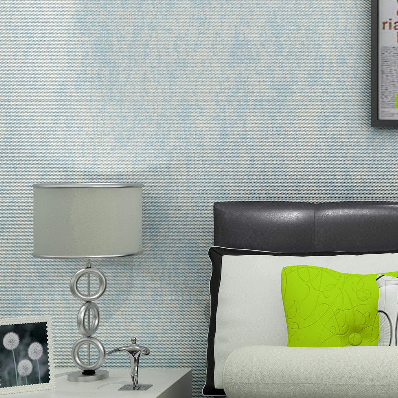 Soft Color Non-Woven Wallpaper Moisture-Resistant Plain Patter Wall Decor, 57.1 sq ft.
