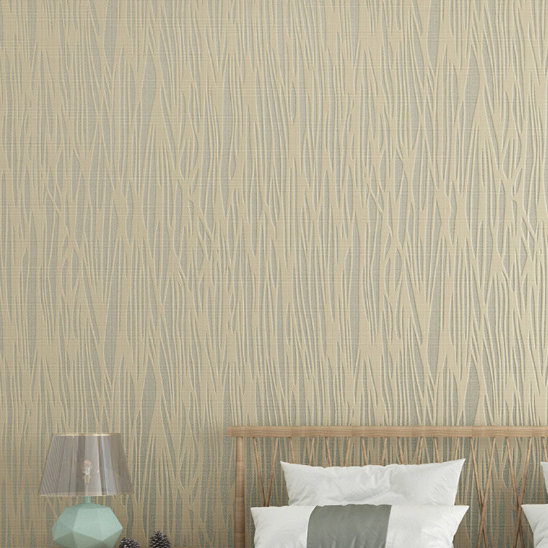 Simple Plain Design Wallpaper Non-Pasted Wall Covering for Living Room, 57.1 sq ft.