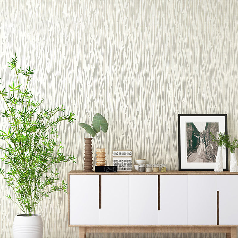 Simple Plain Design Wallpaper Non-Pasted Wall Covering for Living Room, 57.1 sq ft.