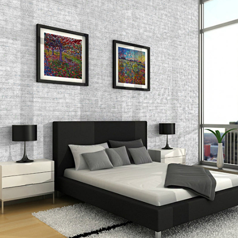 Pastel Color Plain Texture Wallpaper 20.5"W x 33'L Non-Pasted Decorative Wall Covering