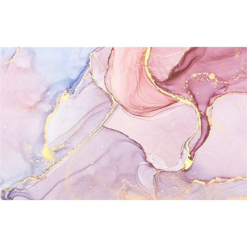 Creative Wall Mural for Theme Restaurant, Multi-Colored Marble Design, Made to Measure